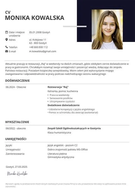 Jak przygotować pierwsze CV ucznia i uczynić brak doświadczenia swoim atutem?