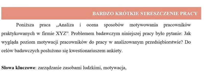 Jak skutecznie napisać streszczenie pracy inżynierskiej?