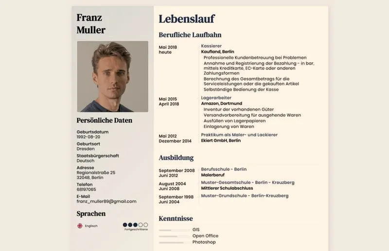 Jak stworzyć idealne CV po niemiecku: Kompletny Lebenslauf krok po kroku, aby zdobyć wymarzoną pracę!