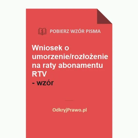 Kto w 2026 roku może być zwolniony z abonamentu RTV?