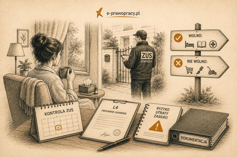 L4 i kontrola ZUS – kiedy możesz się jej spodziewać i jak przebiega