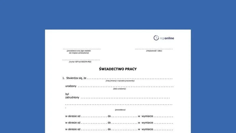 Od kiedy obowiązuje nowe świadectwo pracy? Sprawdź najważniejsze zmiany!