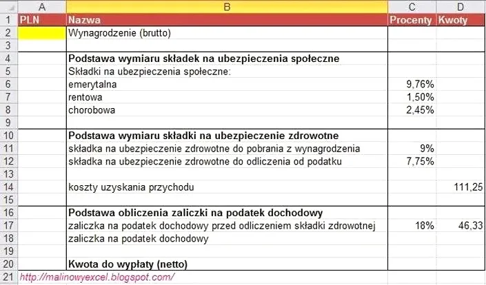Wynagrodzenie 2700 brutto – ile naprawdę trafia na konto netto?