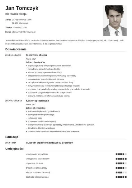 CV na iPhone