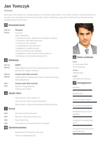 CV po zawodówce