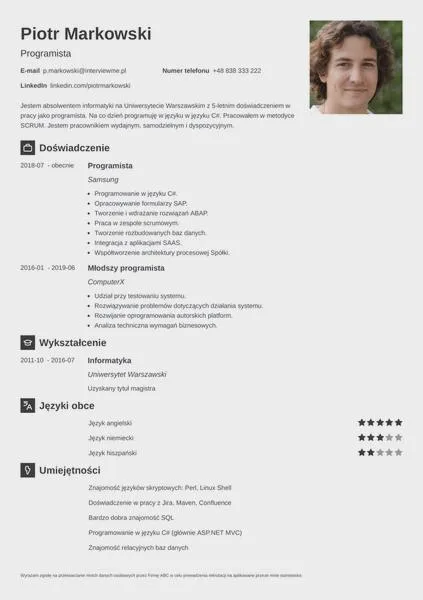 Dostosowanie CV do ATS