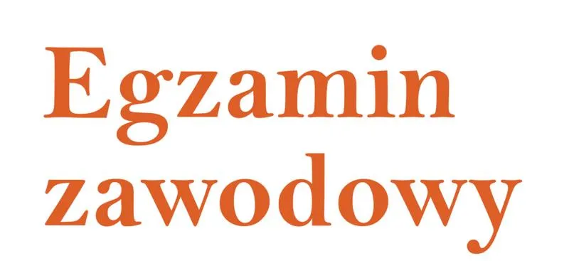 Egzamin zawodowy