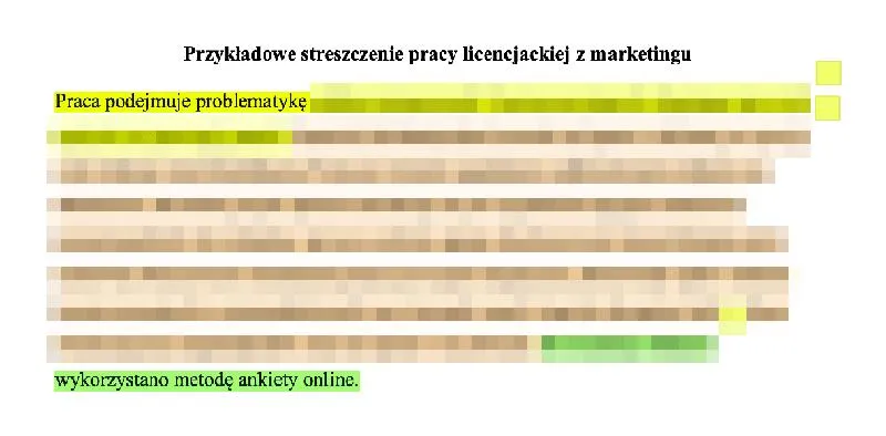 Elementy skutecznego streszczenia