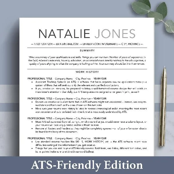 Format CV