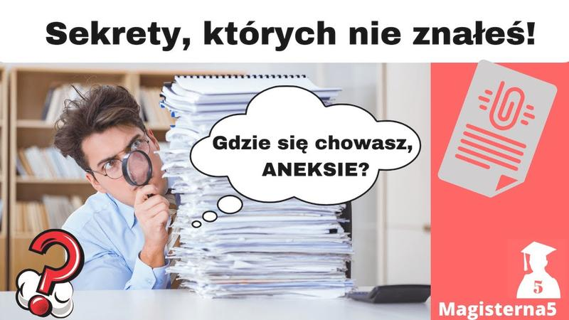 Formatowanie aneksu