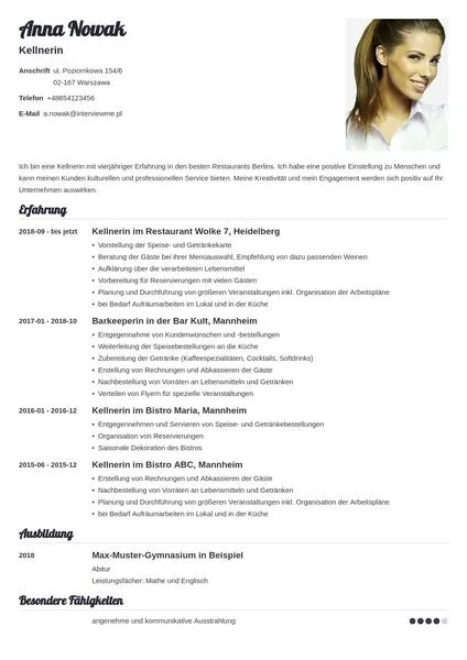 Idealne CV po niemiecku