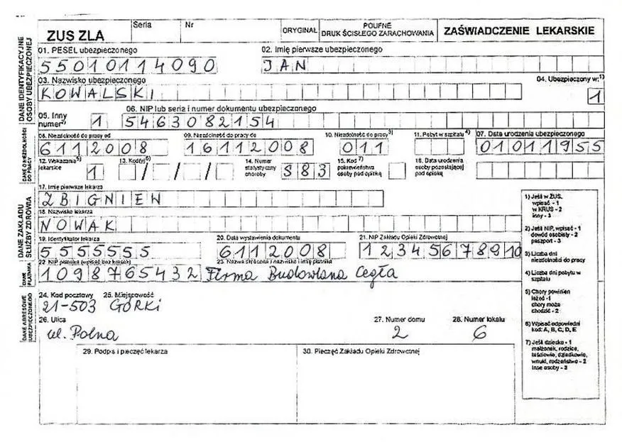 Ile dni na L4