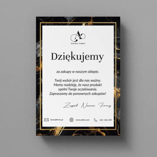 Jak napisać podziękowania