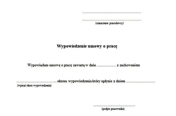 Konsekwencje odejścia z pracy