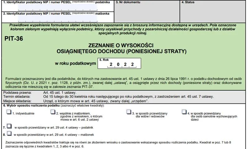 Koszty uzyskania przychodu