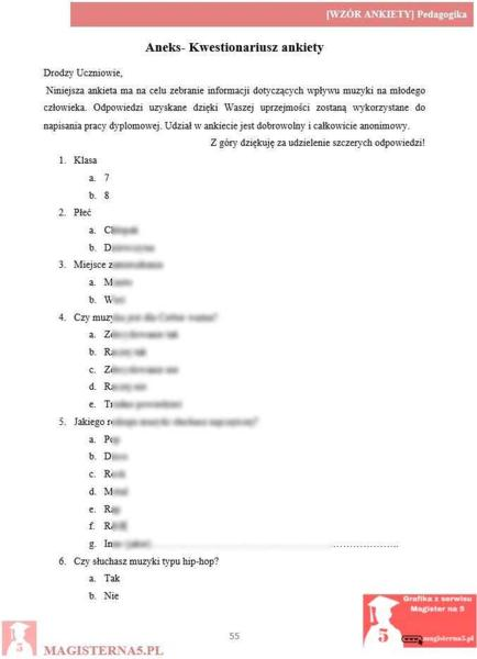 Materiały do aneksu