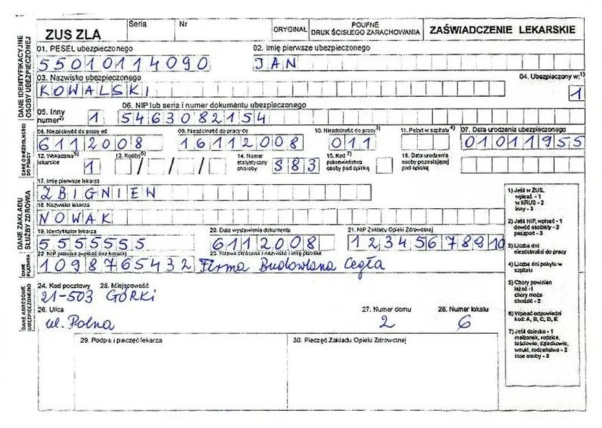 Obliczanie wynagrodzenia
