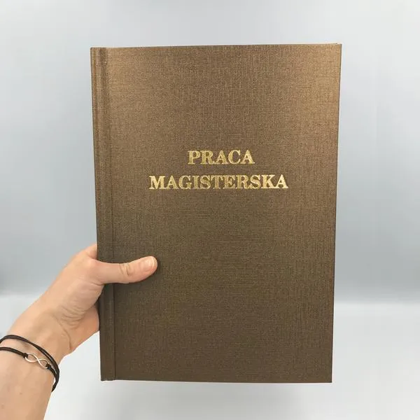 Oprawa pracy magisterskiej