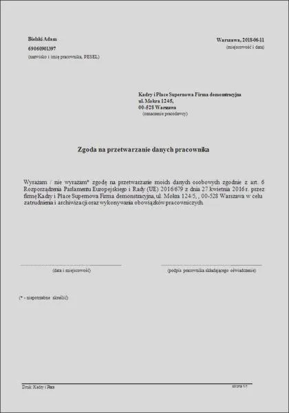Oznaczenie pracodawcy