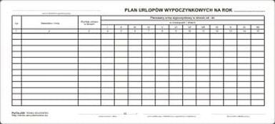 Plan urlopów