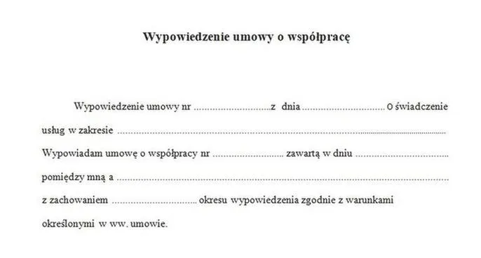 Praktyczny poradnik wypowiedzenia