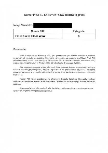 Profil Kierowcy Zawodowego