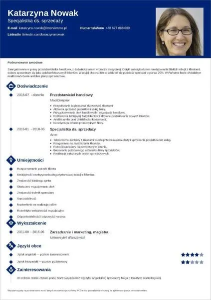Przykłady zainteresowań