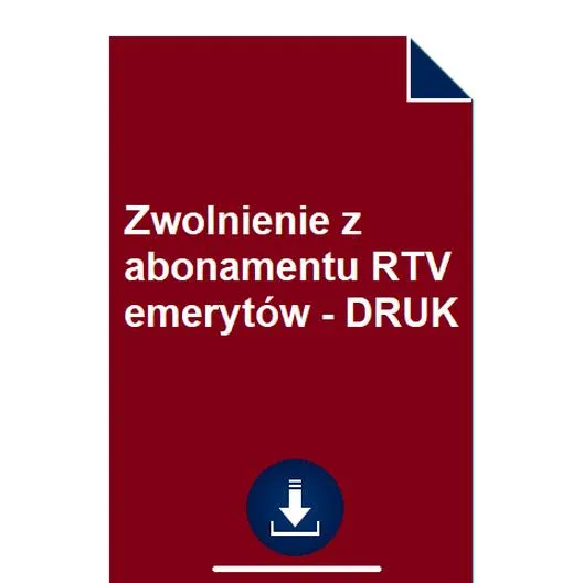 Seniorzy i abonament RTV