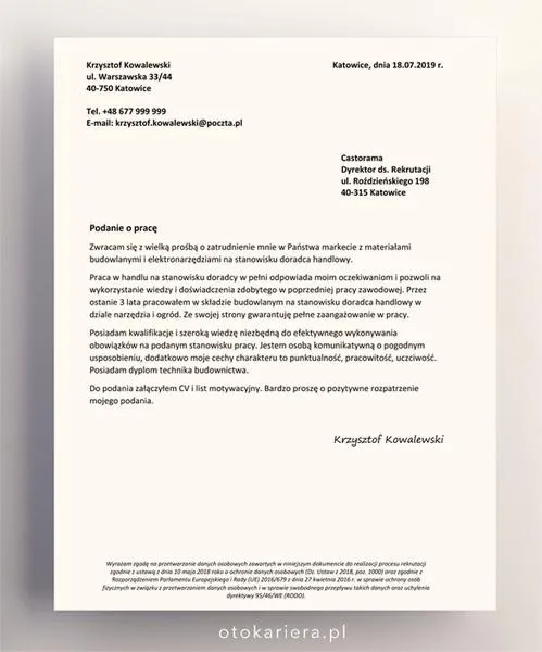 Skuteczne elementy podania