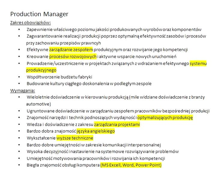 Słowa kluczowe w pracy magisterskiej