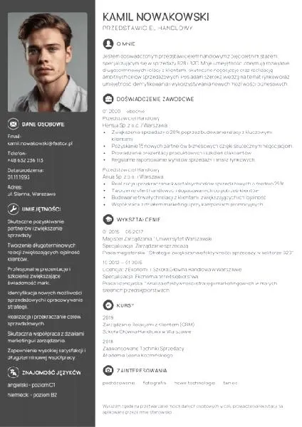 Szablony CV