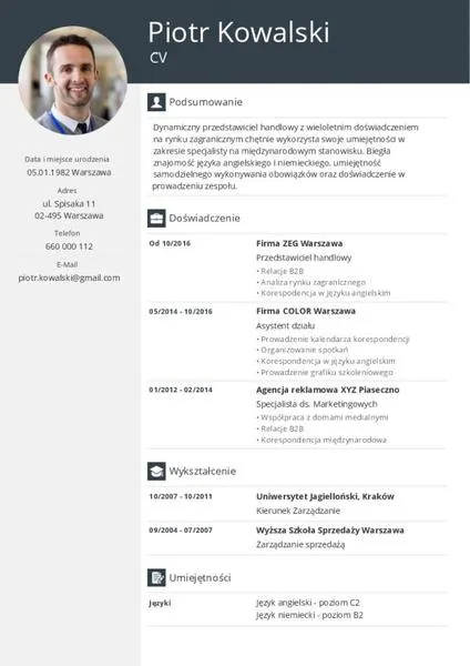 Tytuł zawodowy w CV