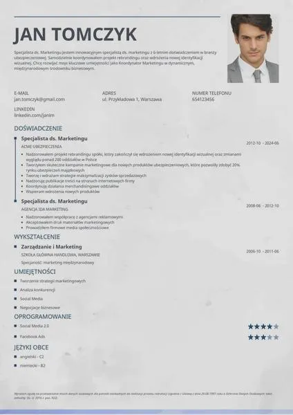 Umiejętności w CV