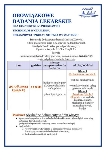 Ważność badań lekarskich