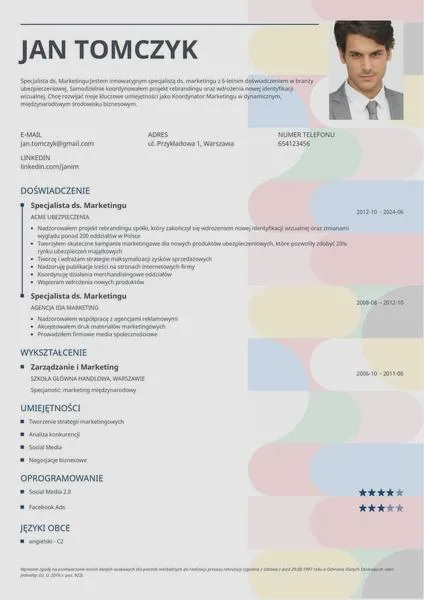 Wybór zdjęcia do CV