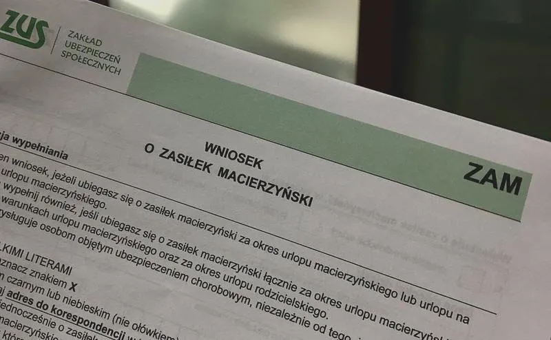 Wynagrodzenie na macierzyńskim