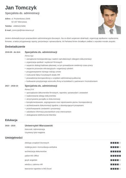 Wyróżnienie podsumowania w CV