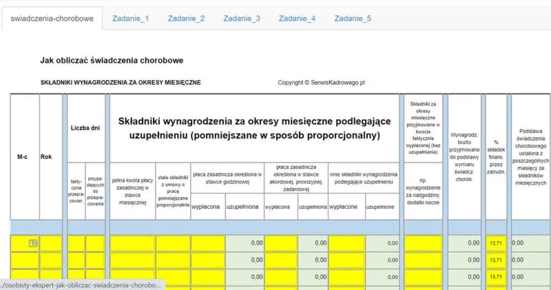 Zasiłek chorobowy