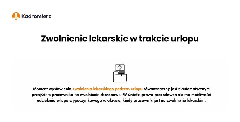Zwolnienie lekarskie