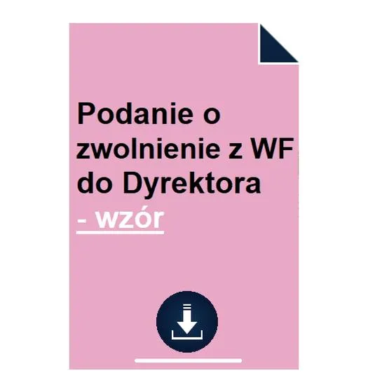 Zwolnienie z WF dla dzieci
