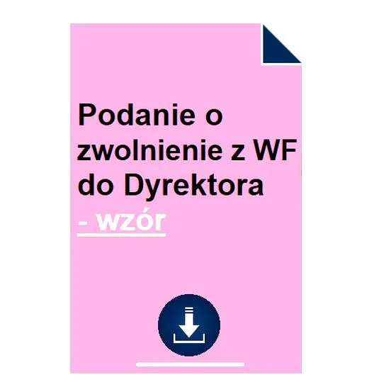 Zwolnienie z wf